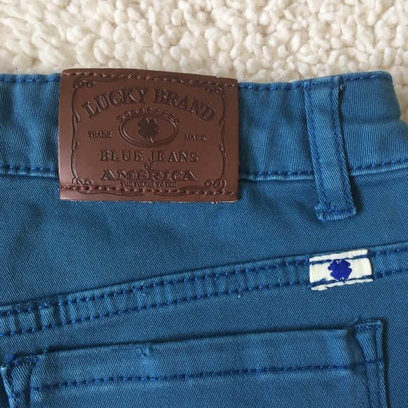 🌵•Lucky Brand• Girls Teal Shorts - Picture 6 of 6